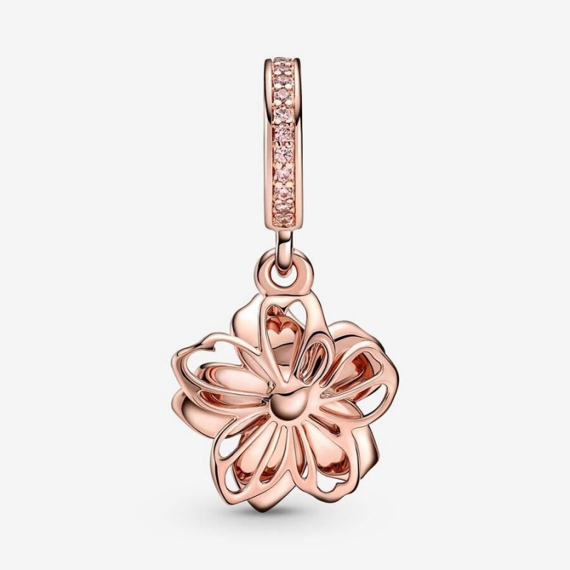 Charm Pendentif Pandora Cherry Blossom Rose | EBL-31315698