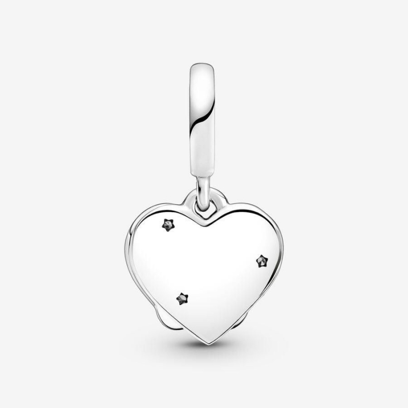 Charm Pendentif Pandora Cats & Hearts Blanche | RLQ-34443791