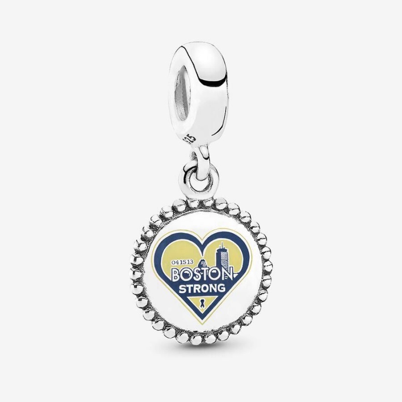 Charm Pendentif Pandora Boston Strong Bleu | LBA-74763326