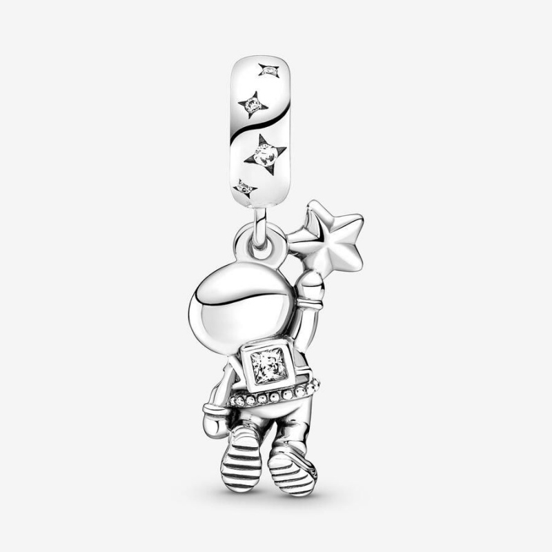 Charm Pendentif Pandora Astronaut in the Galaxy Bleu | PFI-32337279