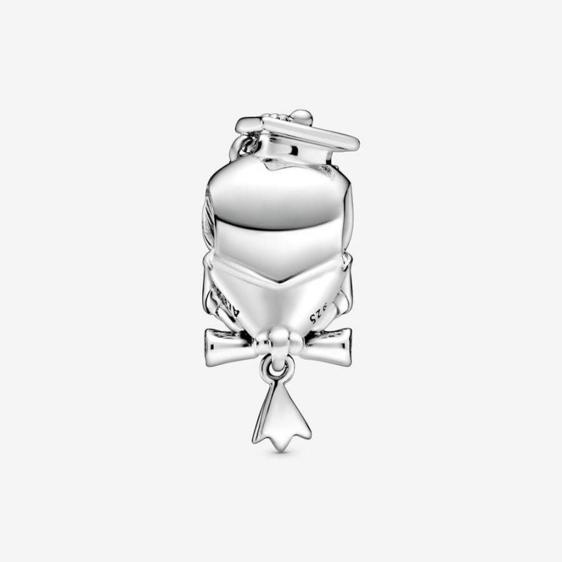 Charm Pandora Wise Owl Graduation Bleu | TRY-94331581