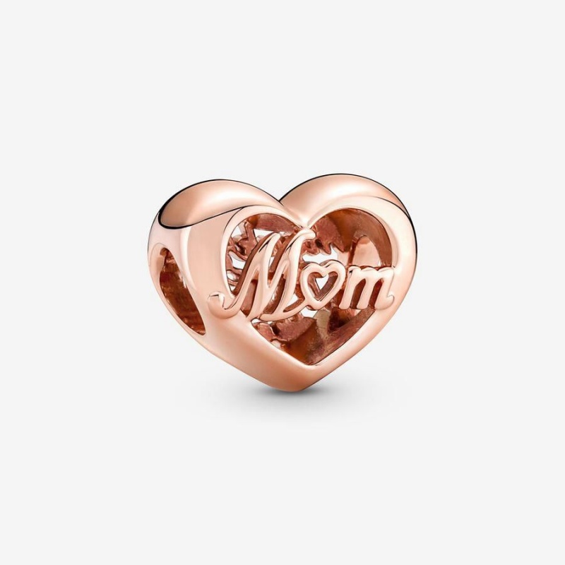 Charm Pandora Thank You Mom Heart | HTY-00439080