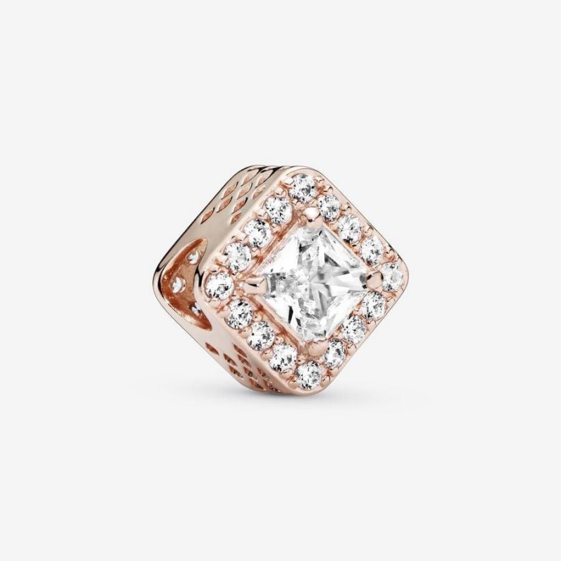 Charm Pandora Square Sparkle Halo | VGO-42559238