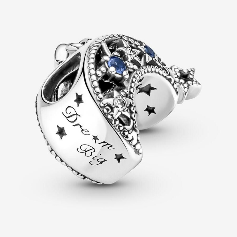 Charm Pandora Star & Crescent Moon Bleu | RBY-59951755