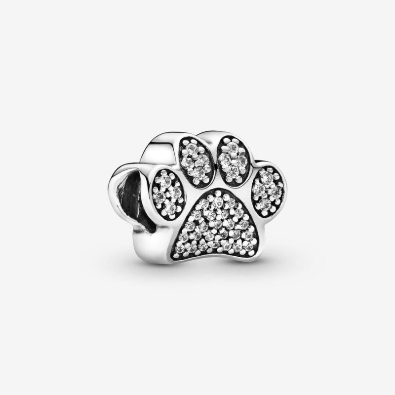 Charm Pandora Sparkling Paw Print | BMU-38397811