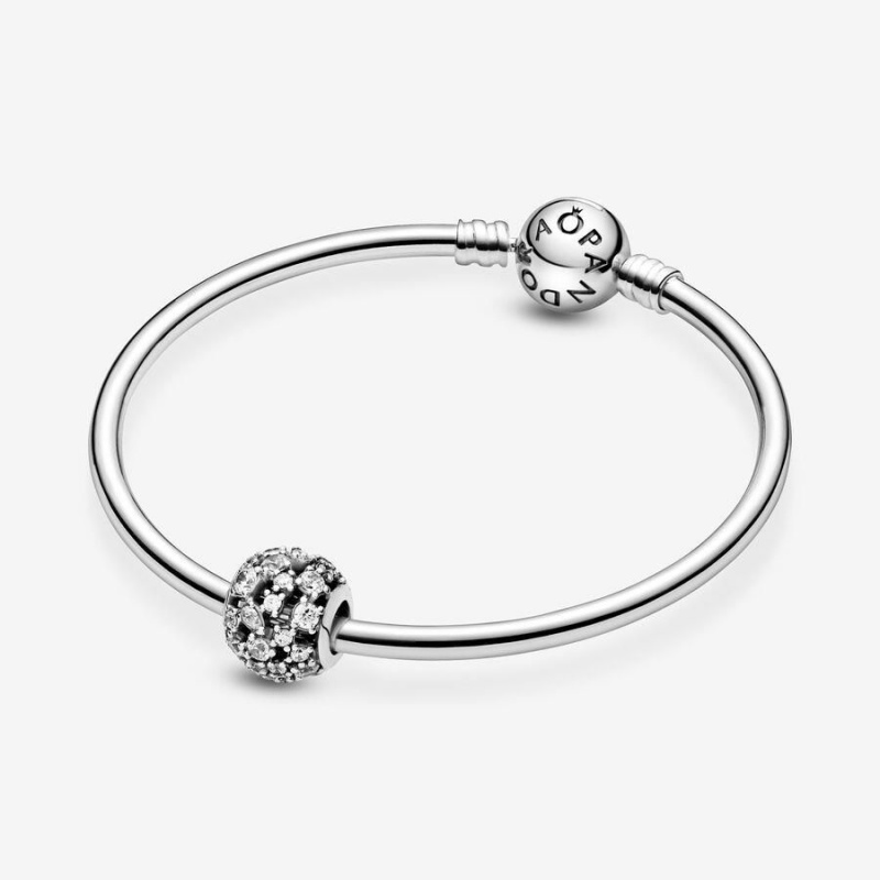 Charm Pandora Sparkling Round Openwork | NBI-11308538