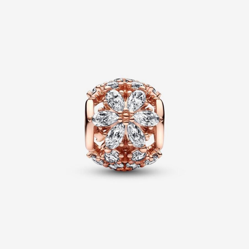 Charm Pandora Sparkling Herbarium Cluster Round | CBC-64554526