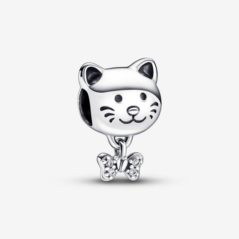 Charm Pandora Pet Cat & Bow | ONU-70100345