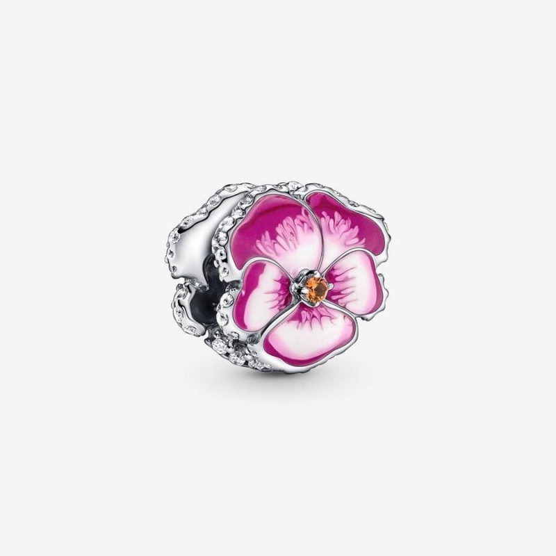 Charm Pandora Pansy Flower Rose | PYK-01778167