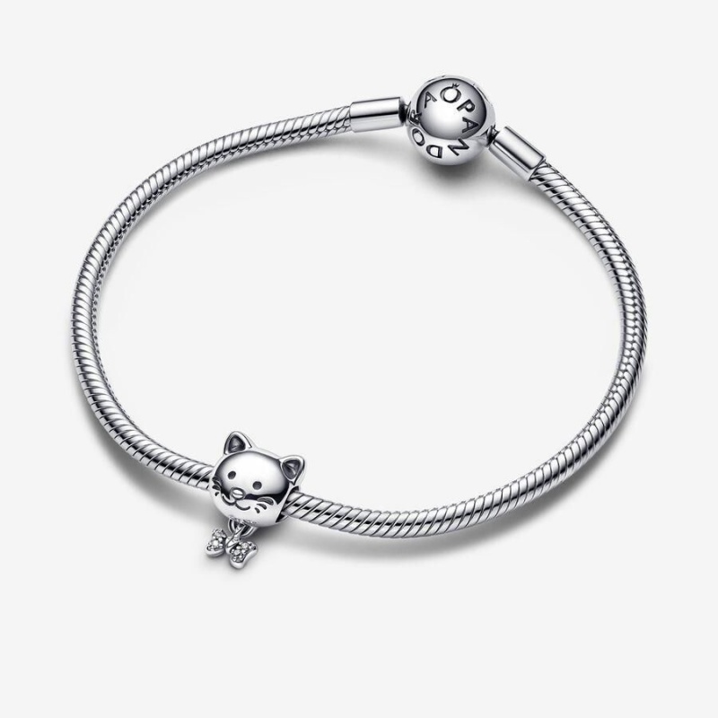 Charm Pandora Pet Cat & Bow | ONU-70100345