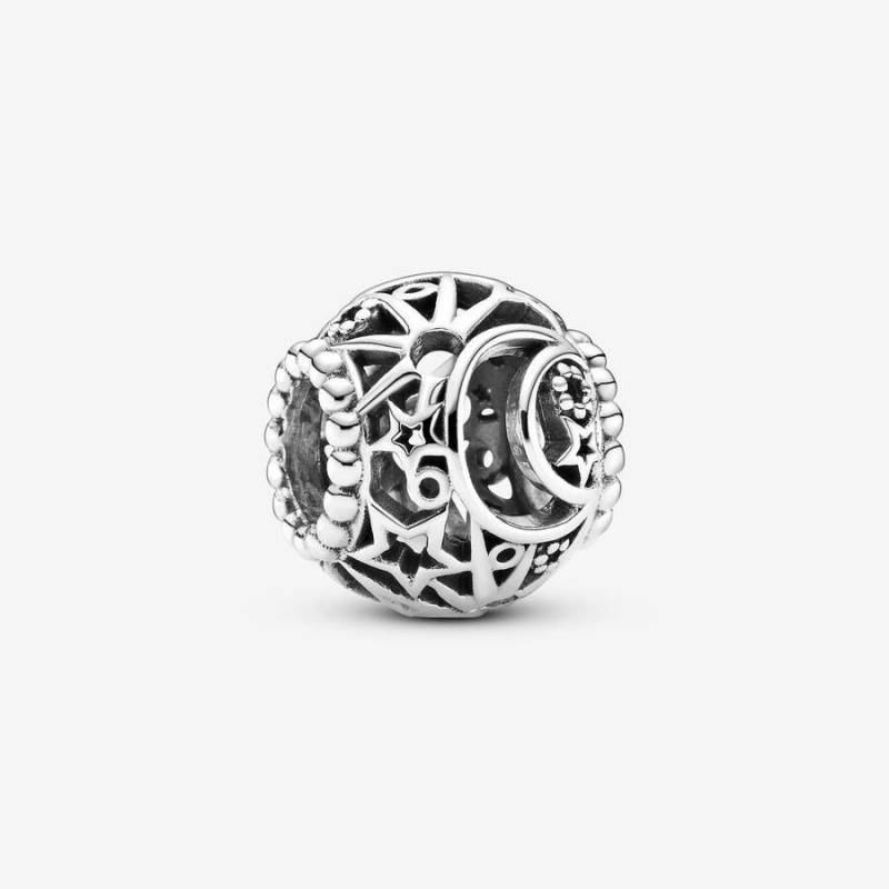 Charm Pandora Openwork Sun Stars & Moon | EOD-07015447