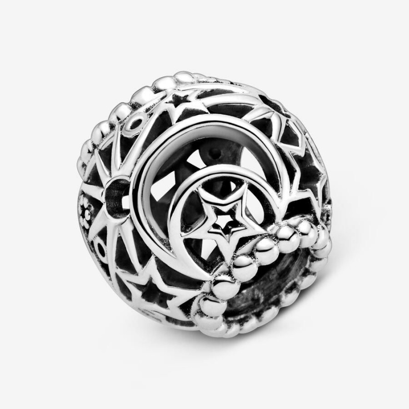 Charm Pandora Openwork Sun Stars & Moon | EOD-07015447