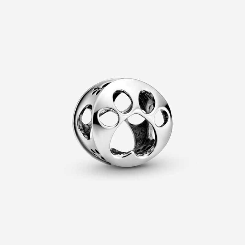 Charm Pandora Openwork Paw Print | KMG-56920372