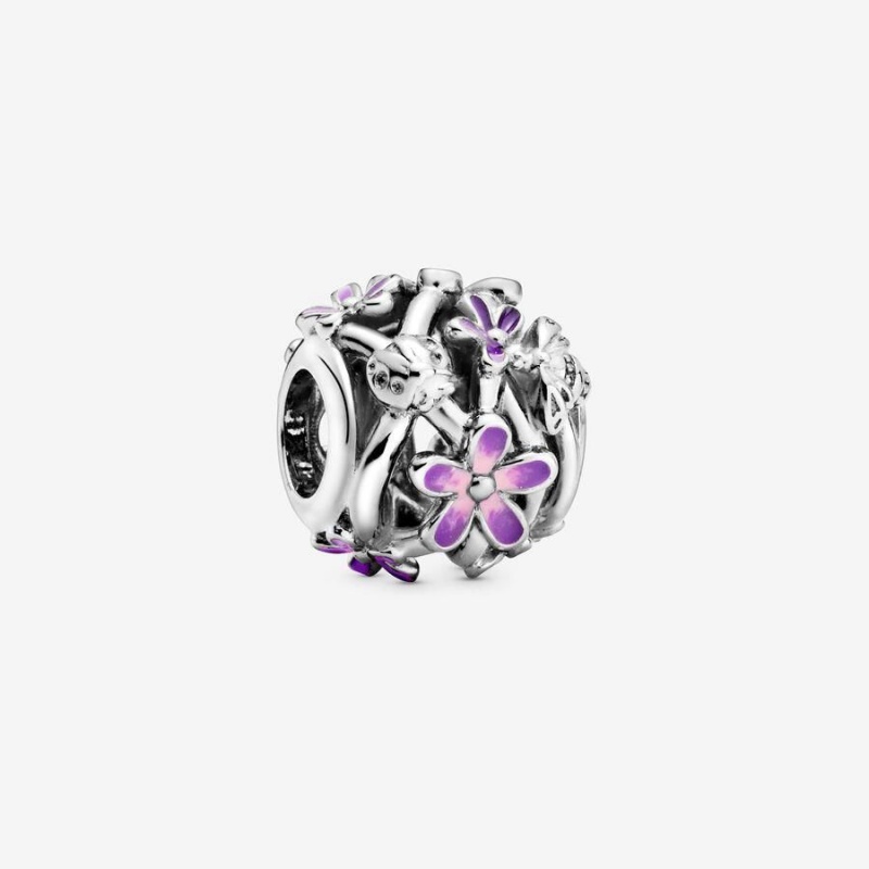 Charm Pandora Openwork Daisy Violette | TWJ-92424140