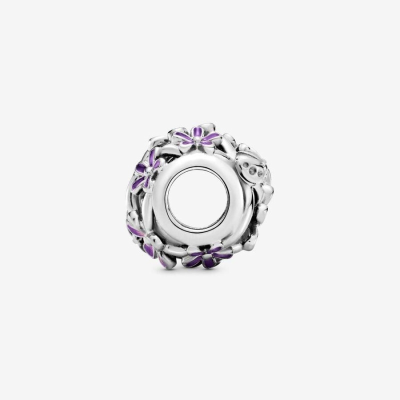 Charm Pandora Openwork Daisy Violette | TWJ-92424140