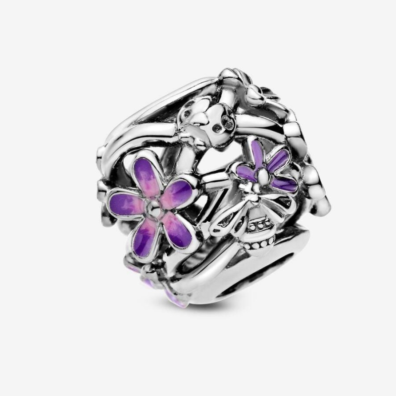 Charm Pandora Openwork Daisy Violette | TWJ-92424140