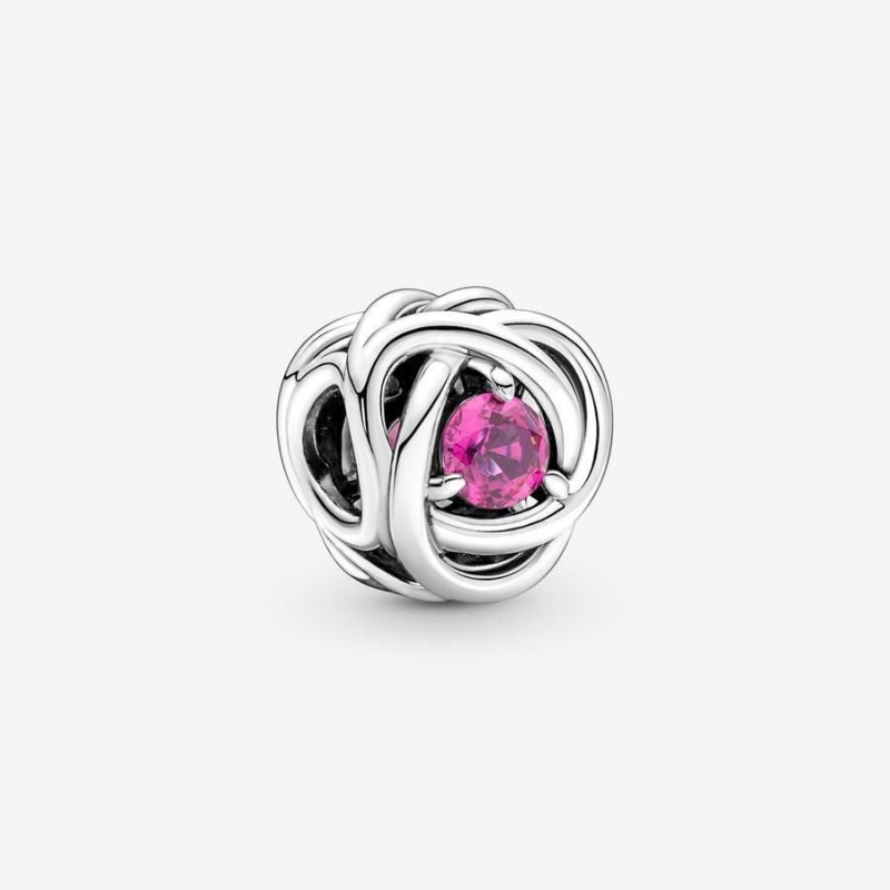 Charm Pandora October Eternity Circle Rose | EPD-95993884