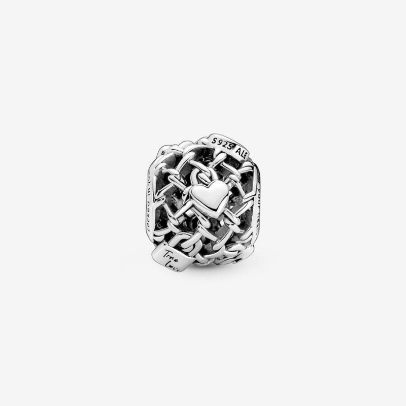 Charm Pandora Openwork Chain Link Padlock | NLO-86653656