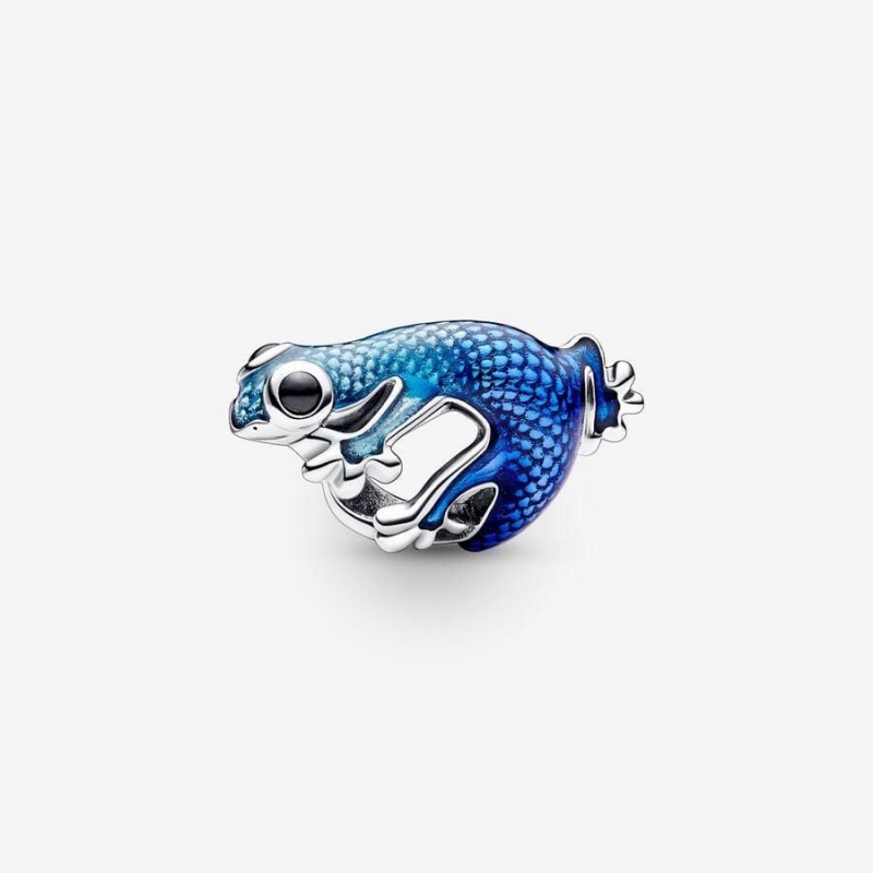 Charm Pandora Metallic Gecko Bleu | FEQ-66345087