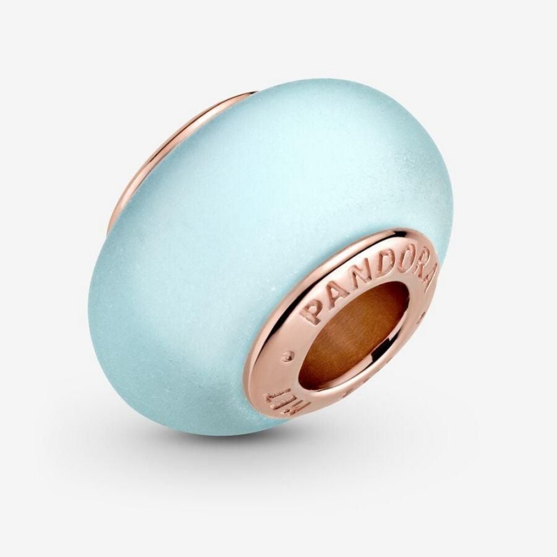 Charm Pandora Matte Murano Glass Bleu | ZBU-94287447