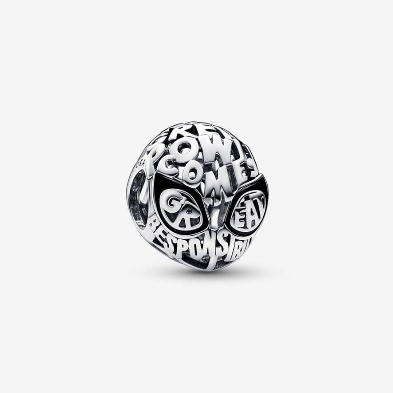 Charm Pandora Marvel Spider-Man Mask Noir | KEY-88780789