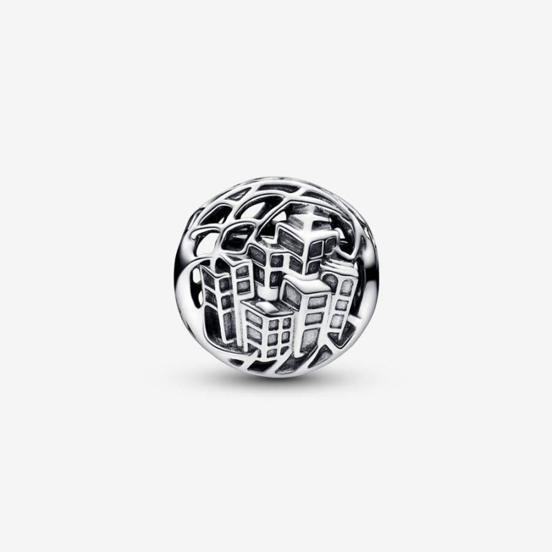 Charm Pandora Marvel Spider-Man Soaring City Rouge | LNH-91094542