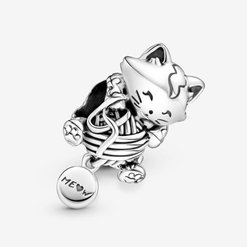 Charm Pandora Kitten & Yarn Ball | YDD-32838664