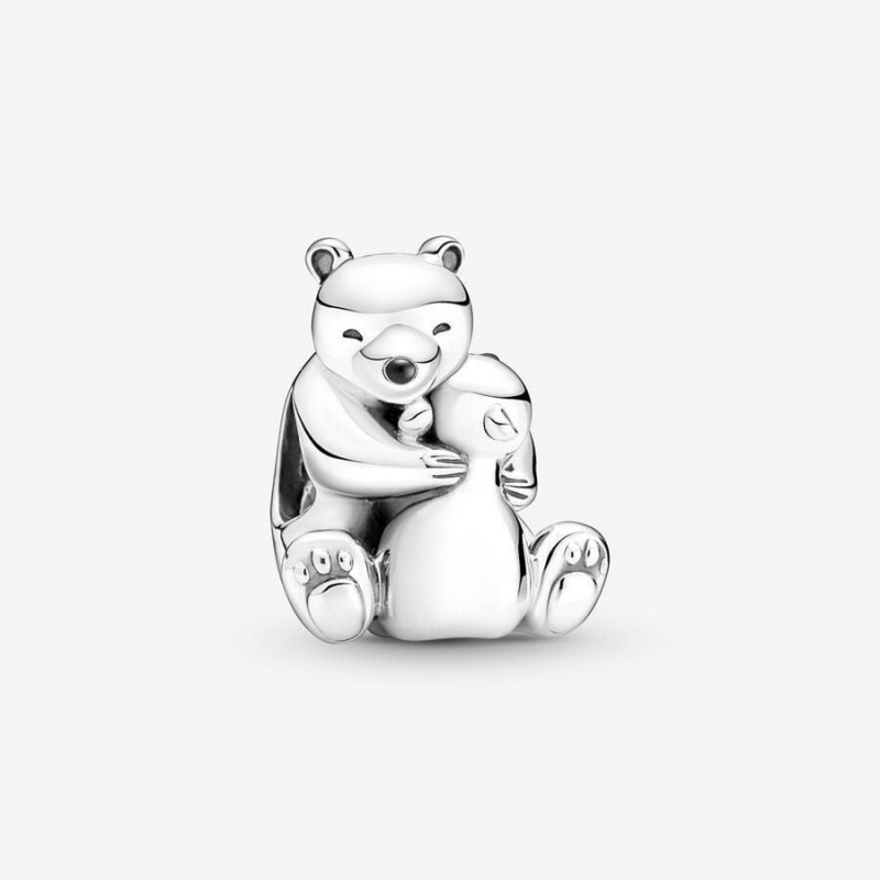 Charm Pandora Hugging Polar Bears Noir | BFK-73021649