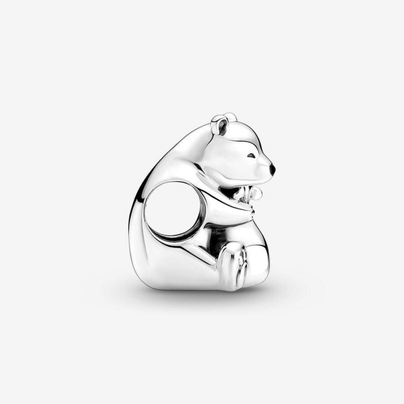 Charm Pandora Hugging Polar Bears Noir | BFK-73021649