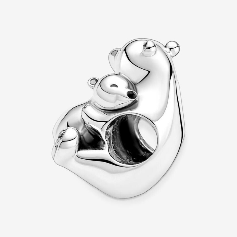 Charm Pandora Hugging Polar Bears Noir | BFK-73021649