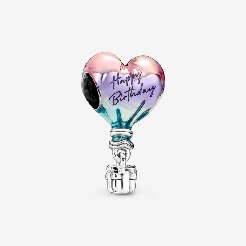 Charm Pandora Happy Birthday Hot Air Balloon Multicolore | OSL-01618144