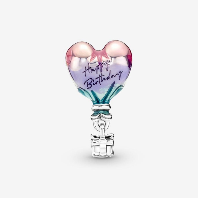 Charm Pandora Happy Birthday Hot Air Balloon Multicolore | OSL-01618144