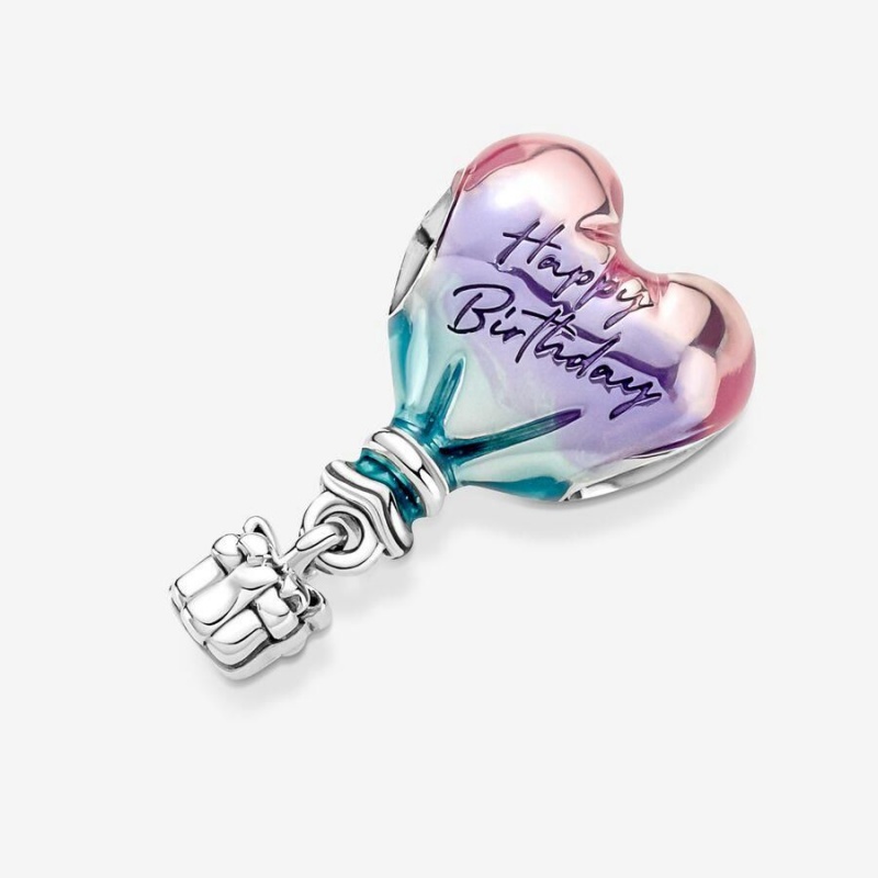 Charm Pandora Happy Birthday Hot Air Balloon Multicolore | OSL-01618144