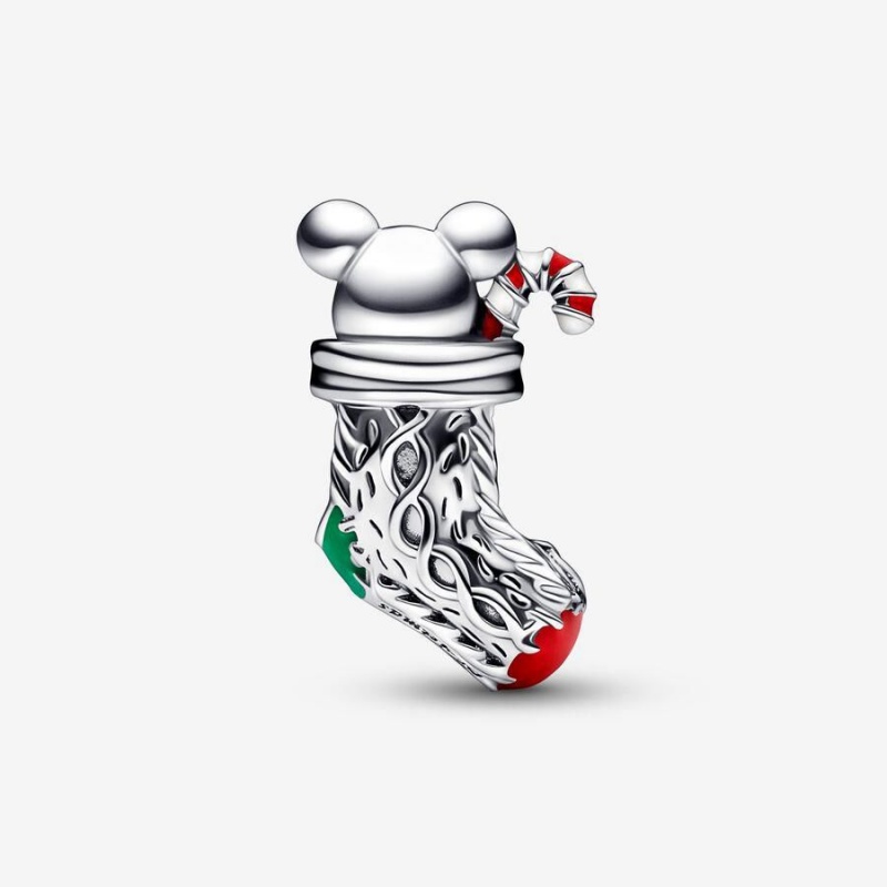 Charm Pandora Festive Mouse & Stocking Rouge | HNM-73866935