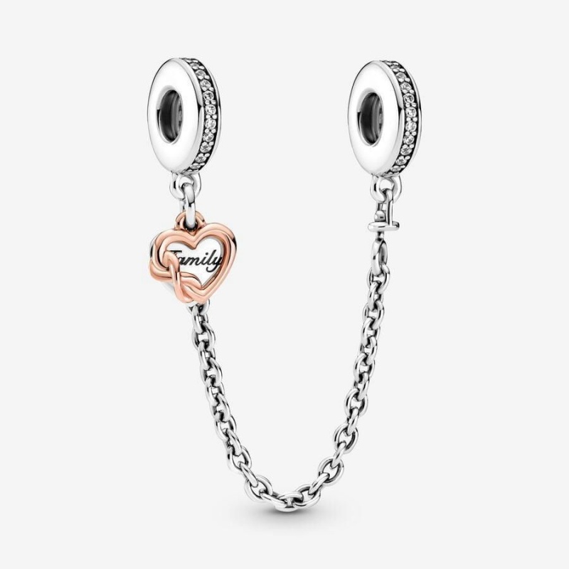 Charm Pandora Family Heart Sécurité Chain | CNG-15123083