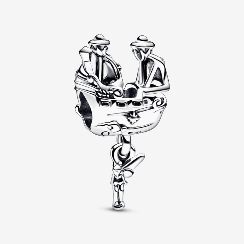 Charm Pandora Disney Tinker Bell & Captain Hook’s Pirate Ship | XEF-66160208