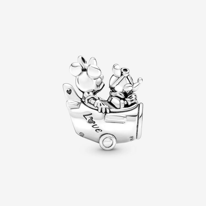 Charm Pandora Disney Mickey Mouse & Minnie Mouse Airplane | TOY-34045974