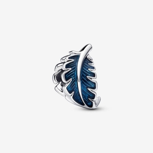 Charm Pandora Curved Feather Bleu | LQO-51104797