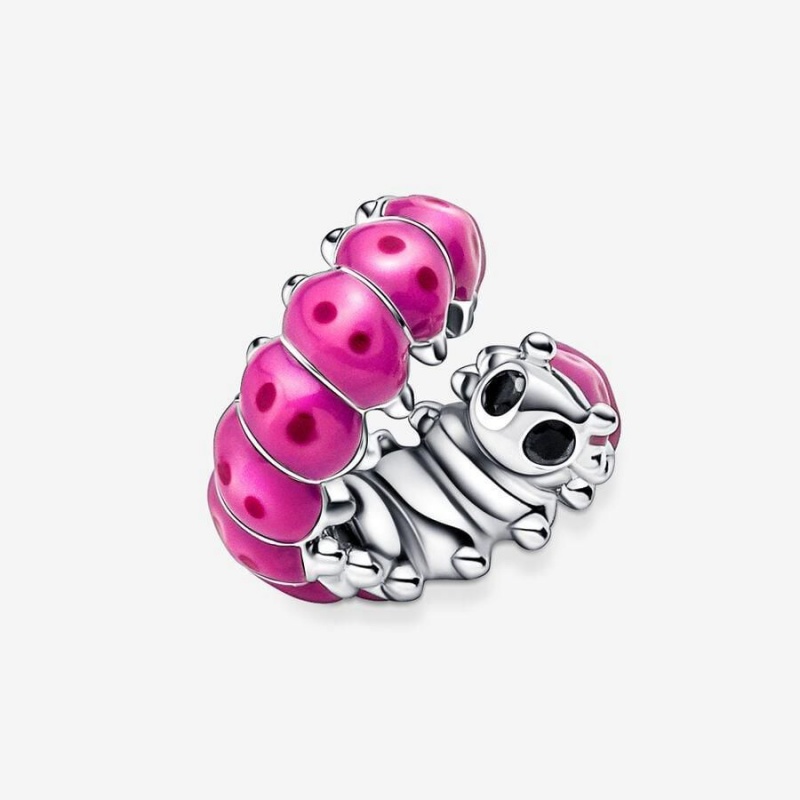 Charm Pandora Cute Curled Caterpillar Rose | XAX-50115856