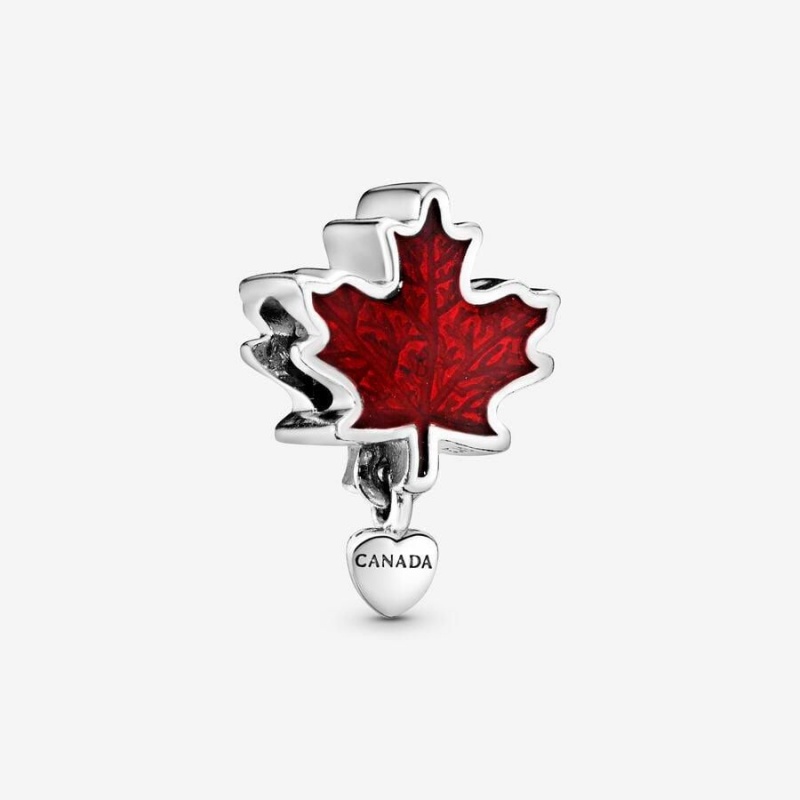 Charm Pandora Canada Maple Leaf Rouge | UMQ-28310711