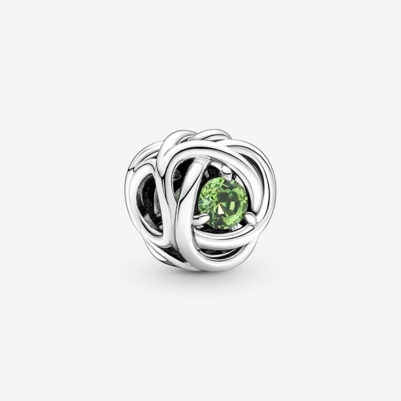 Charm Pandora August Eternity Circle Vert | TDZ-59431550