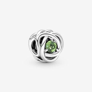 Charm Pandora August Eternity Circle Vert | TDZ-59431550