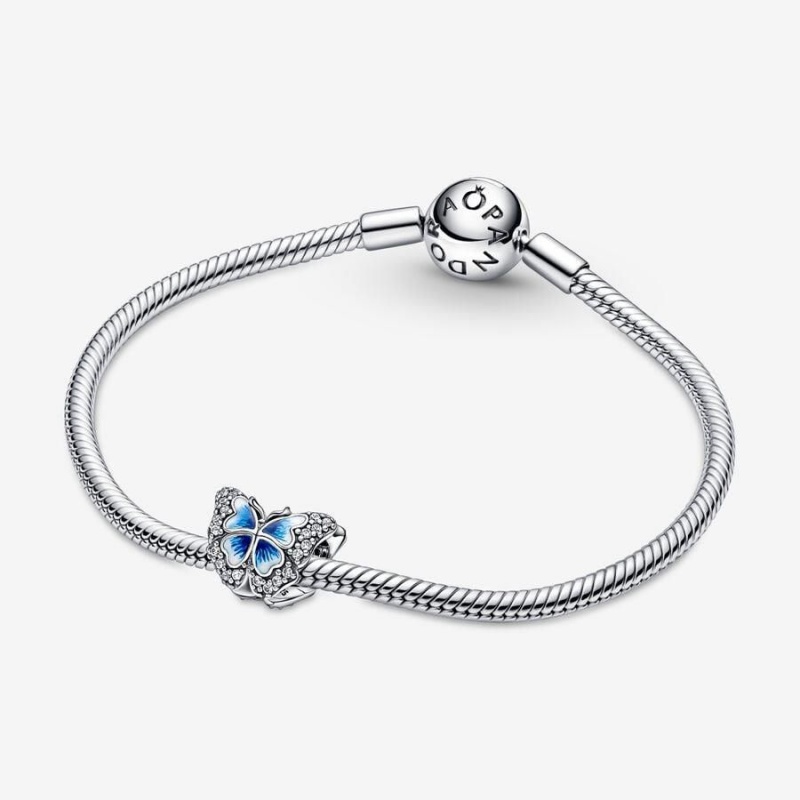 Charm Pandora Butterfly Sparkling Bleu | CSF-76136486