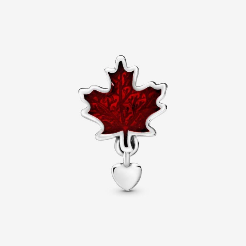 Charm Pandora Canada Maple Leaf Rouge | UMQ-28310711