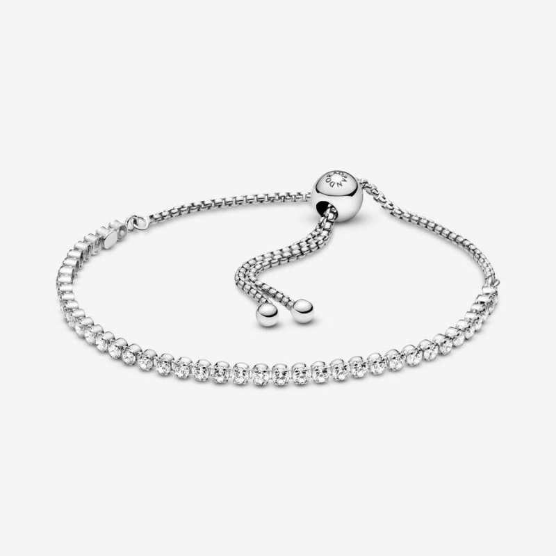 Bracelet avec Charms Pandora Sparkling Slider Tennis | XGS-03014824