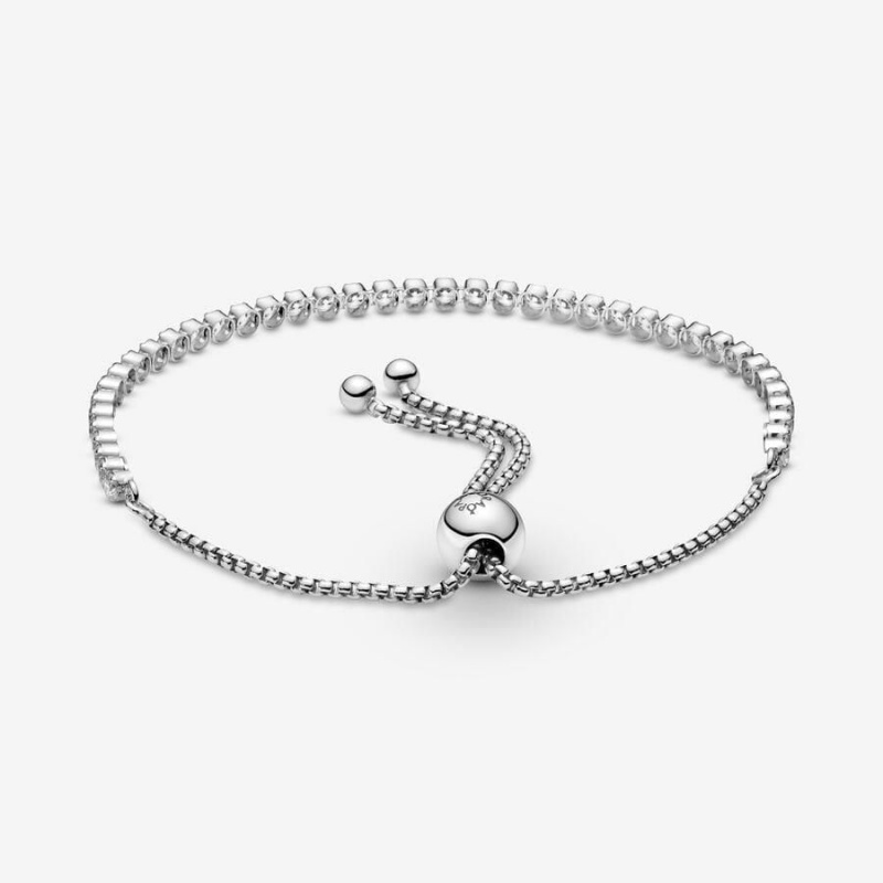 Bracelet avec Charms Pandora Sparkling Slider Tennis | XGS-03014824