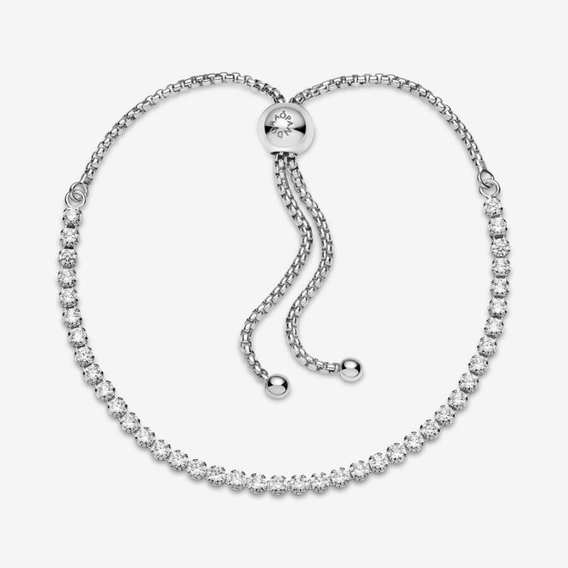 Bracelet avec Charms Pandora Sparkling Slider Tennis | XGS-03014824