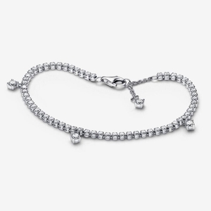 Bracelet avec Charms Pandora Sparkling Drops Tennis | OQD-45411430