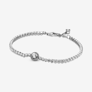 Bracelet avec Charms Pandora Sparkling Halo Tennis | QPR-40660484