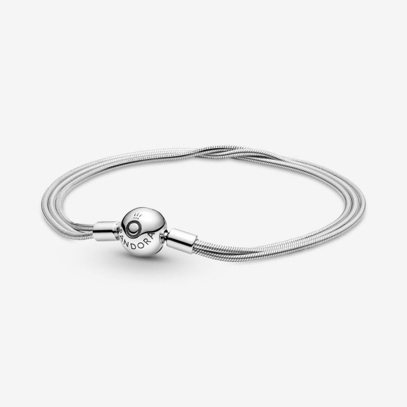 Bracelet Cha?ne Pandora Moments Multi Snake | FGF-39341884